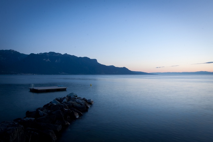 Bord du lac de nuit - 002